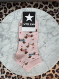 Chaussettes Lulu Le Teckel Rose