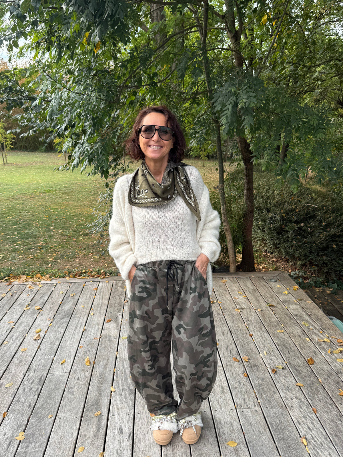 Pantalon bulle camouflage