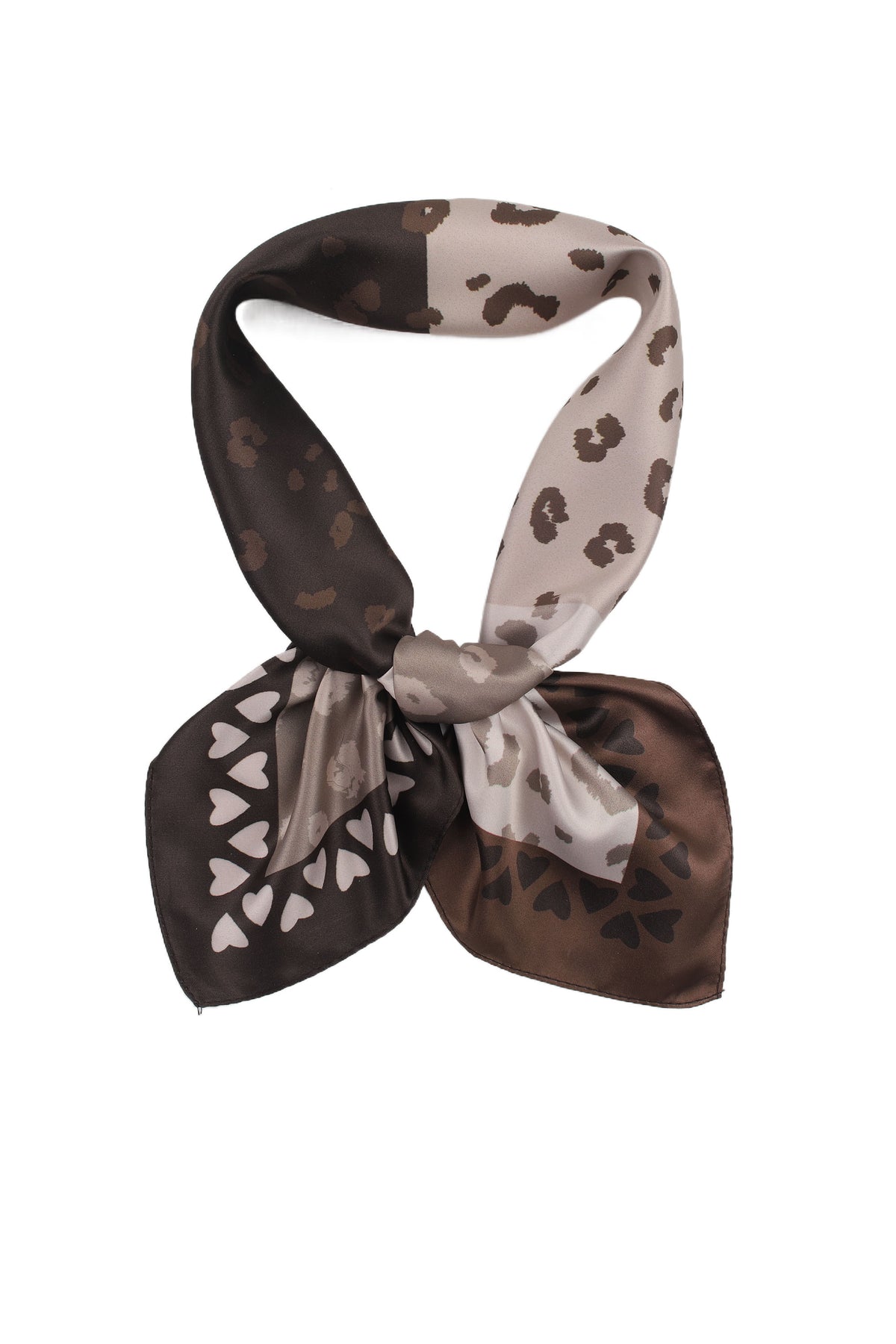 Foulard Léo cœur