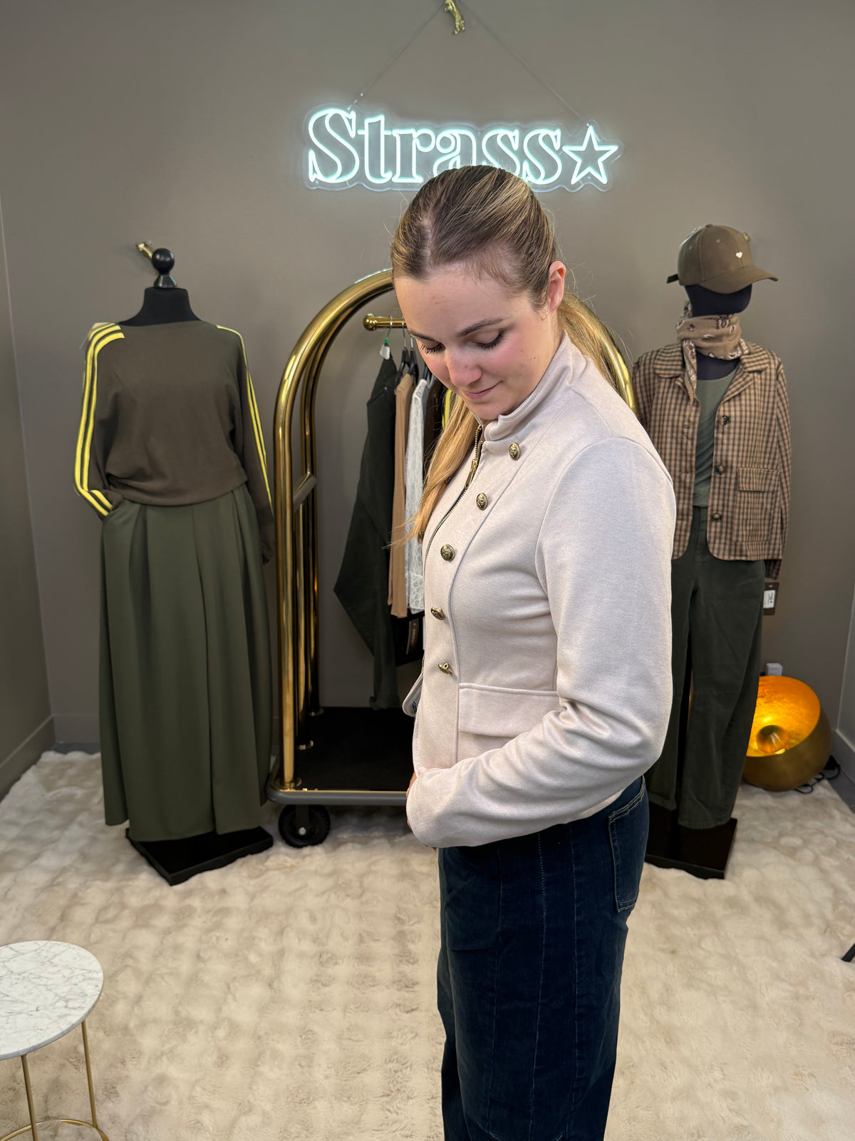 Veste sergent beige