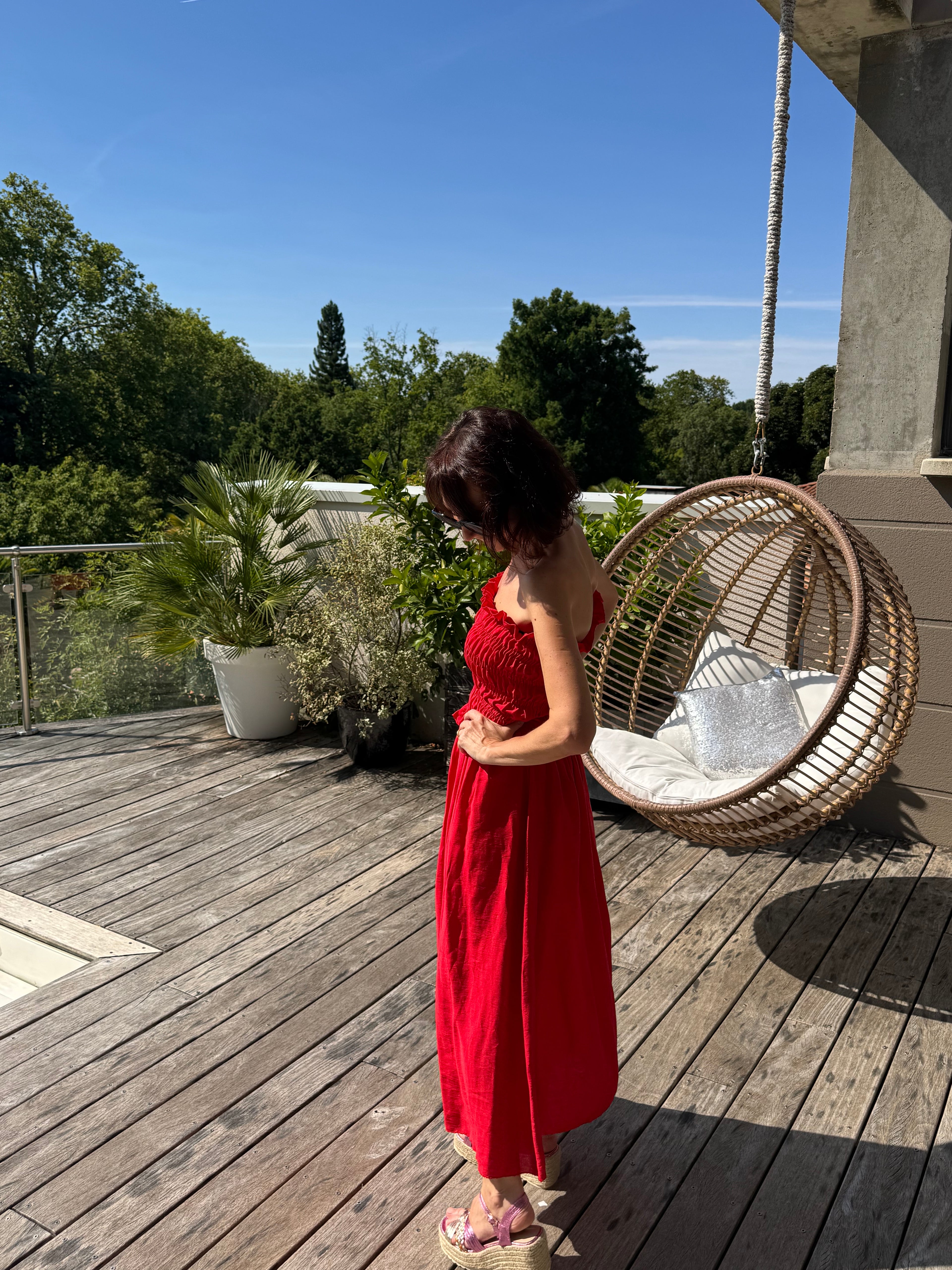 Robe Arlette Rouge