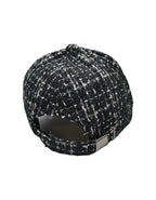 Casquette Tweed Noire