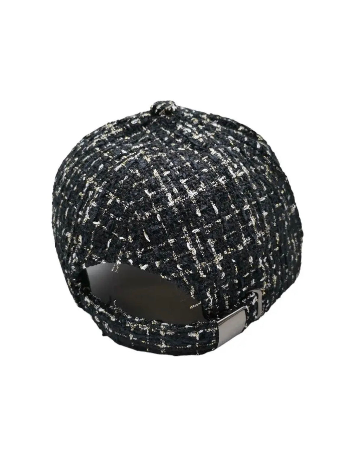 Casquette Tweed Noire
