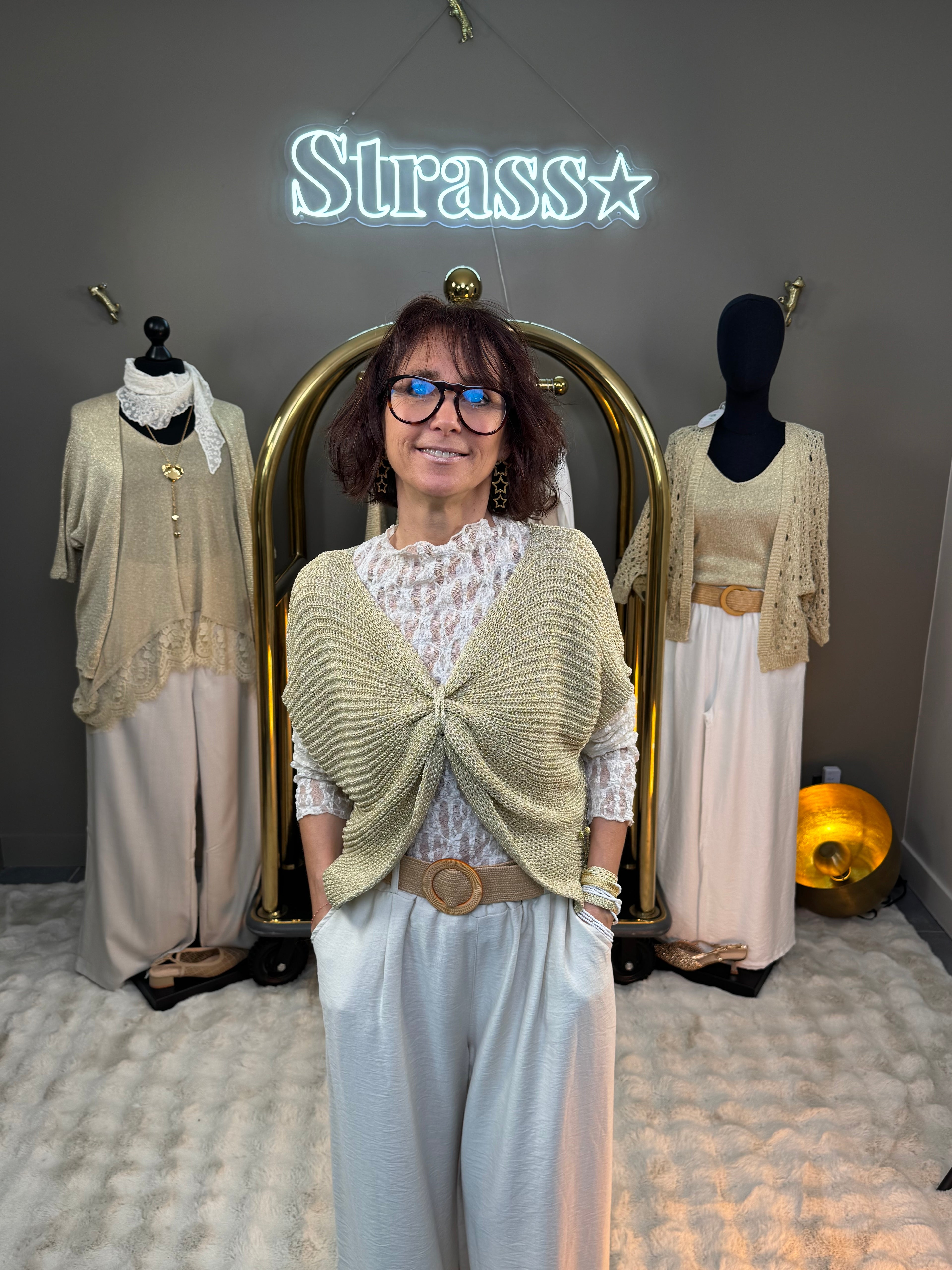 Pull Noeud Lurex Nolito