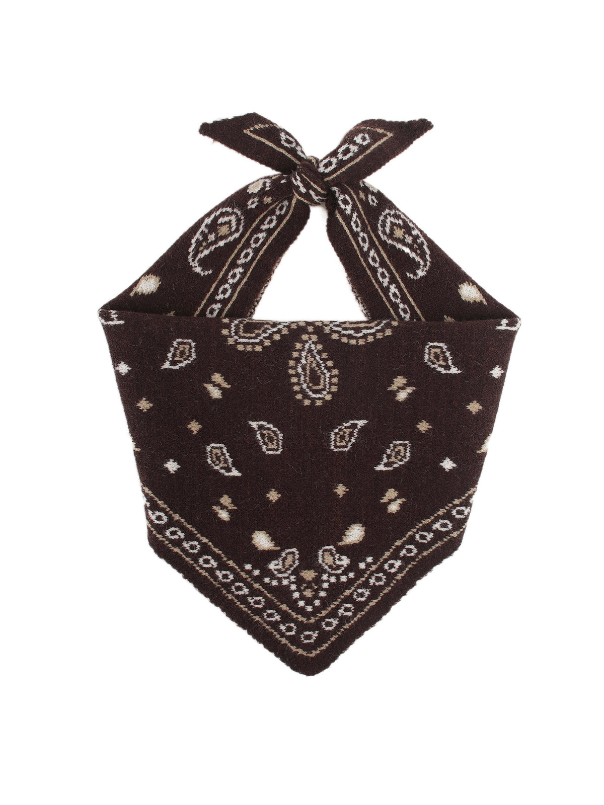 Petit Bandana Tricot Choco