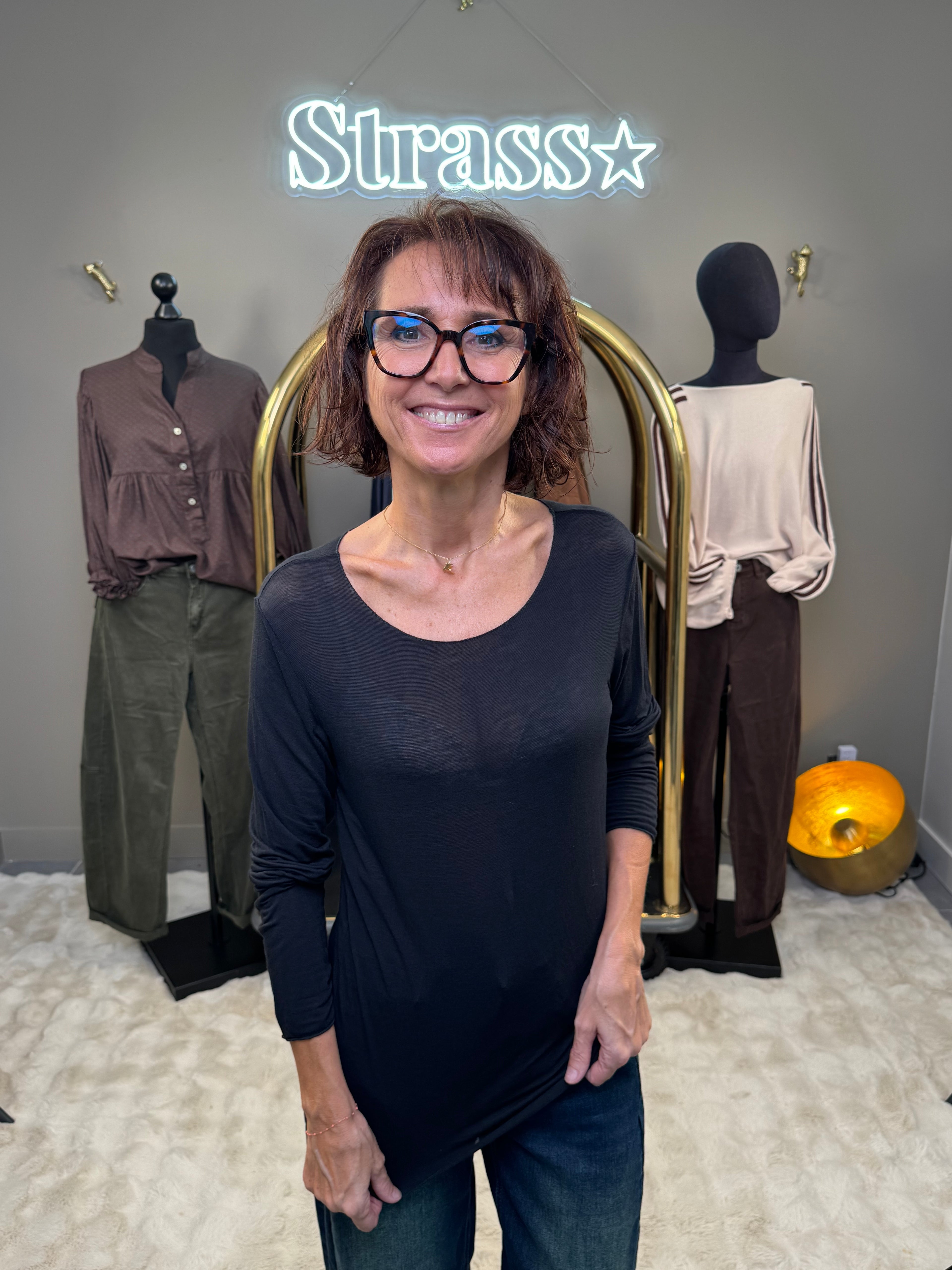 Tout Chaud Viscose et Cachemire Noir