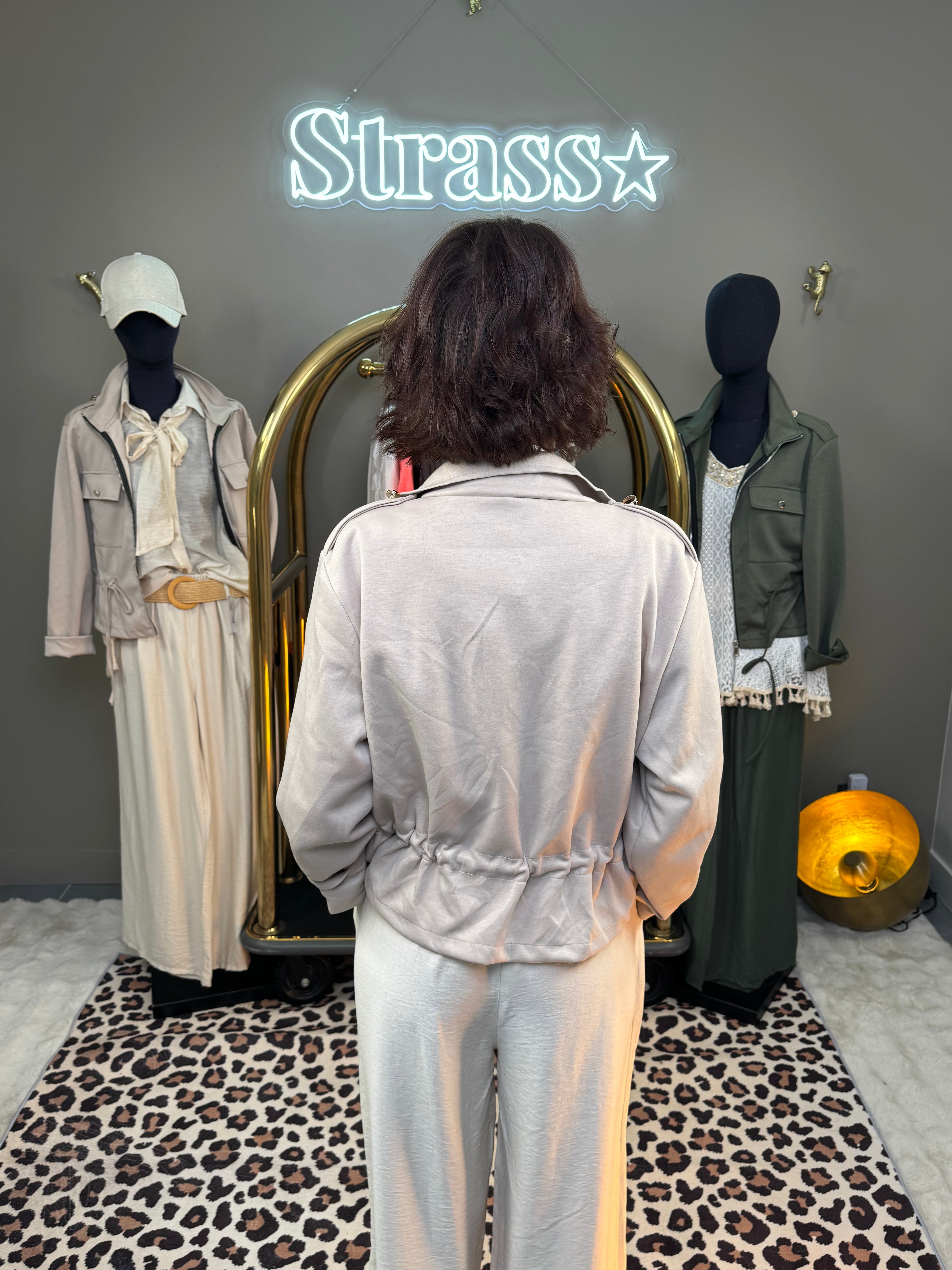 Blouson Jog Chic Beige