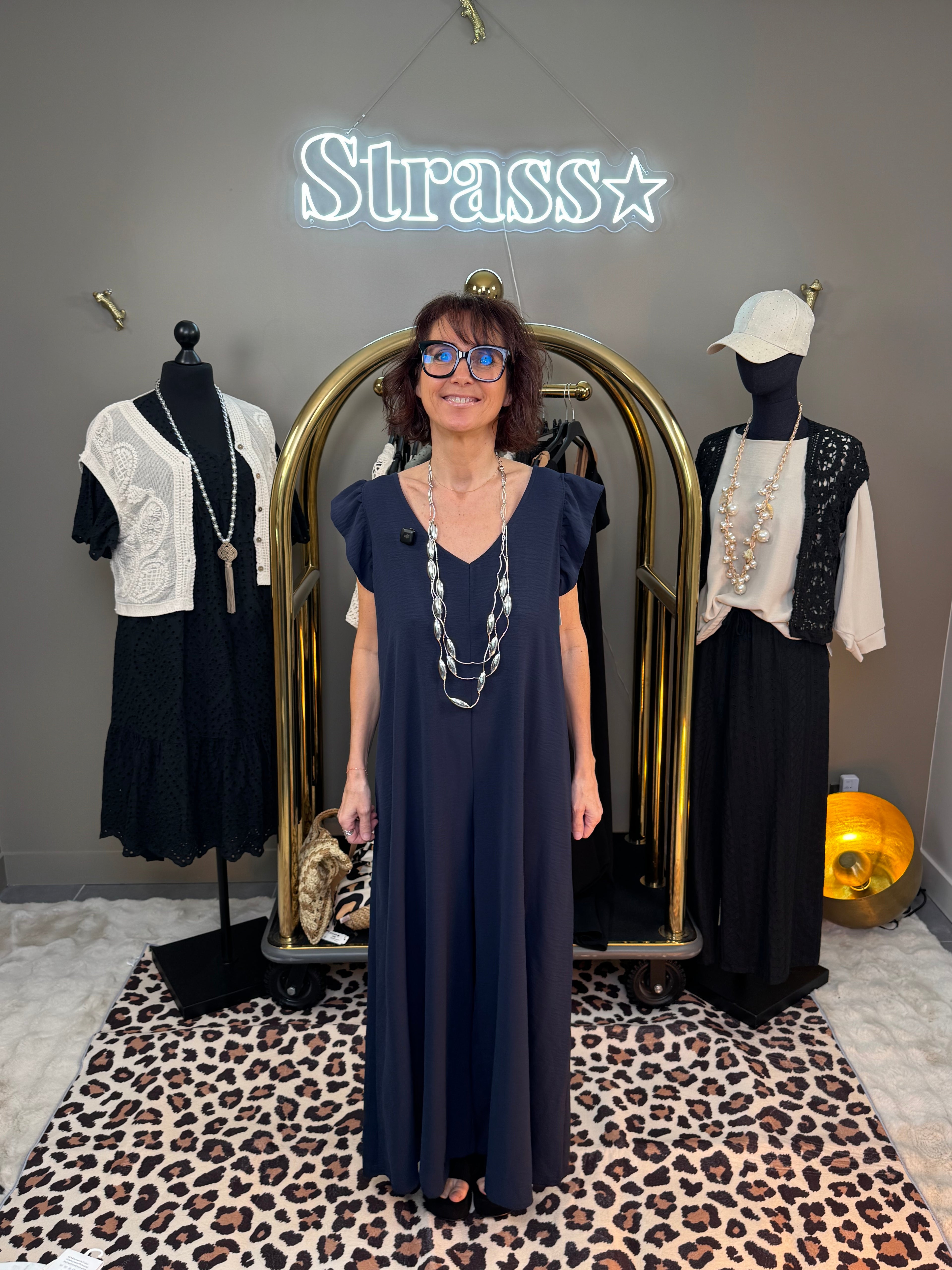 Combinaison V Bleu Marine