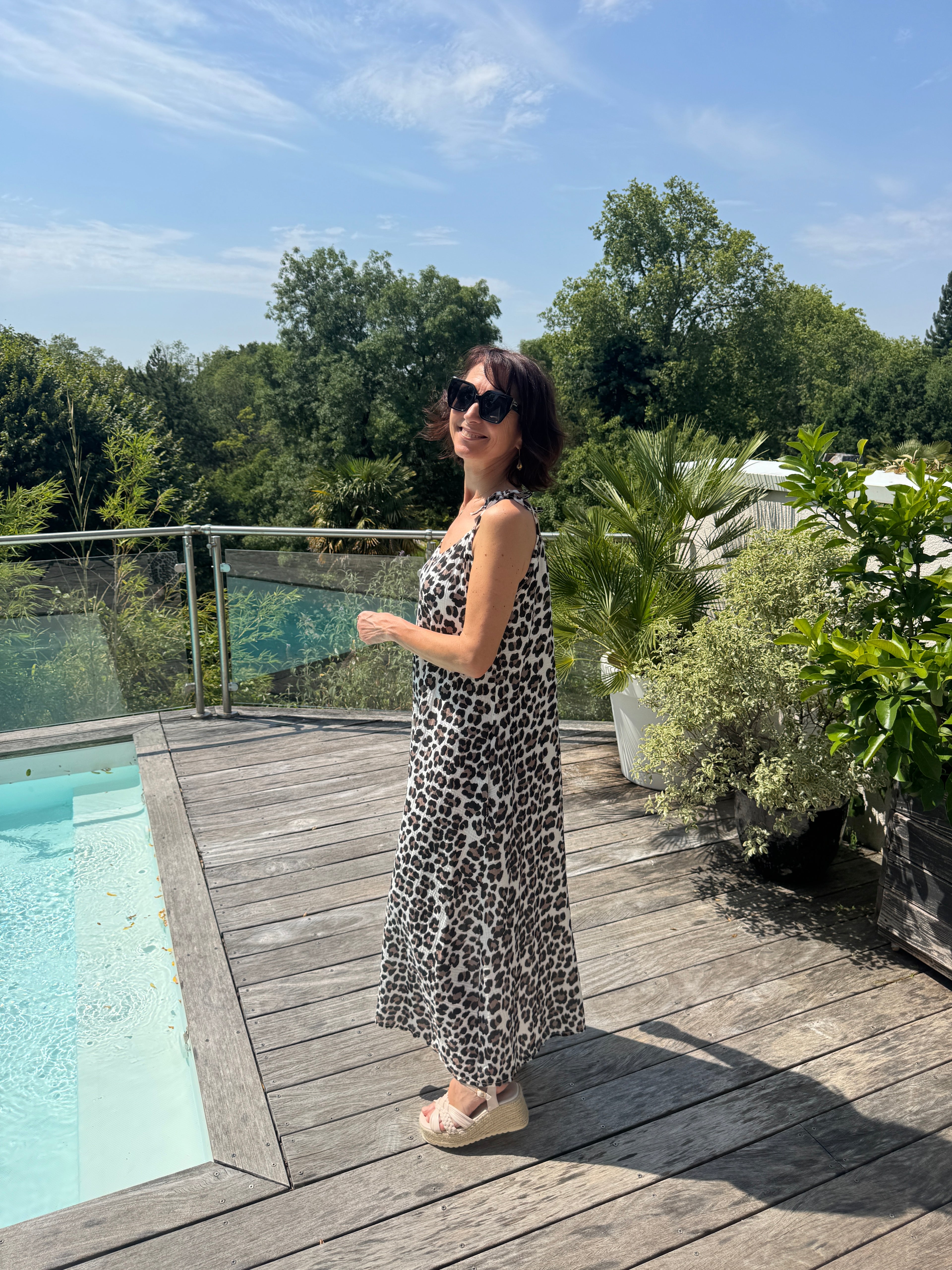Robe Gaze de Coton Léo
