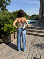 Jean Star Rose Pale