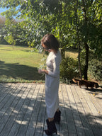 Robe pull Pénélope beige