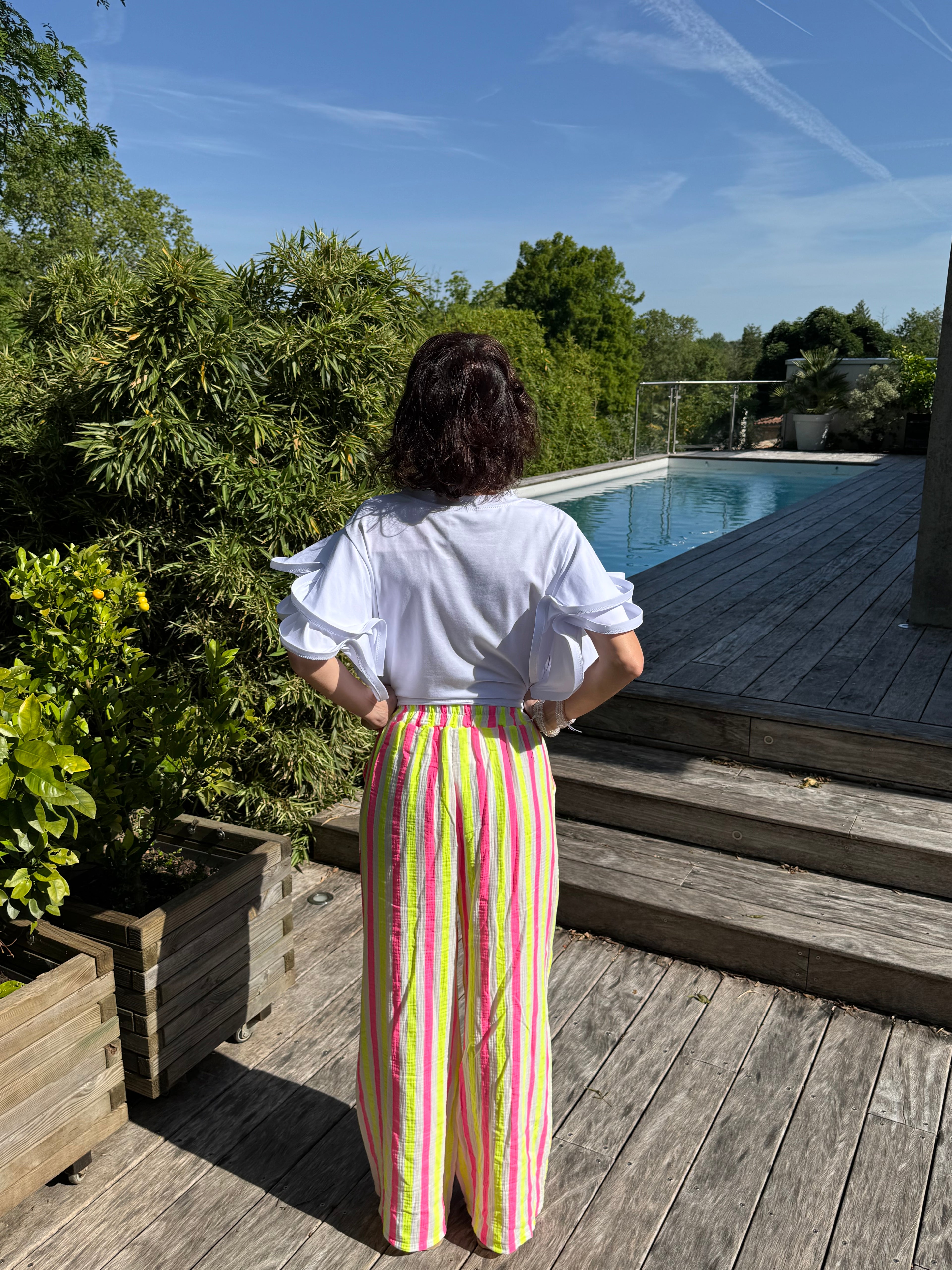 Pantalon Raie Fluo