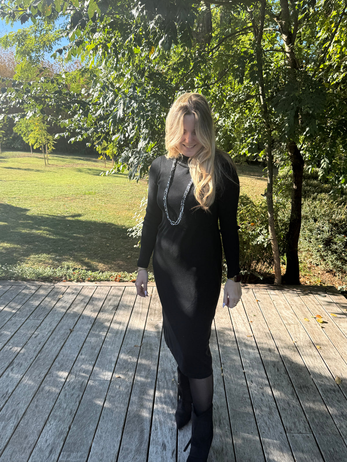 Robe pull Pénélope noir