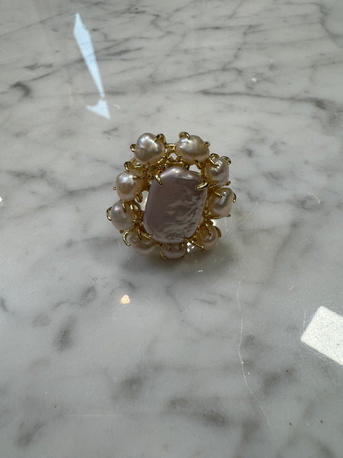 Bague Joyaux Perles d’eau douce