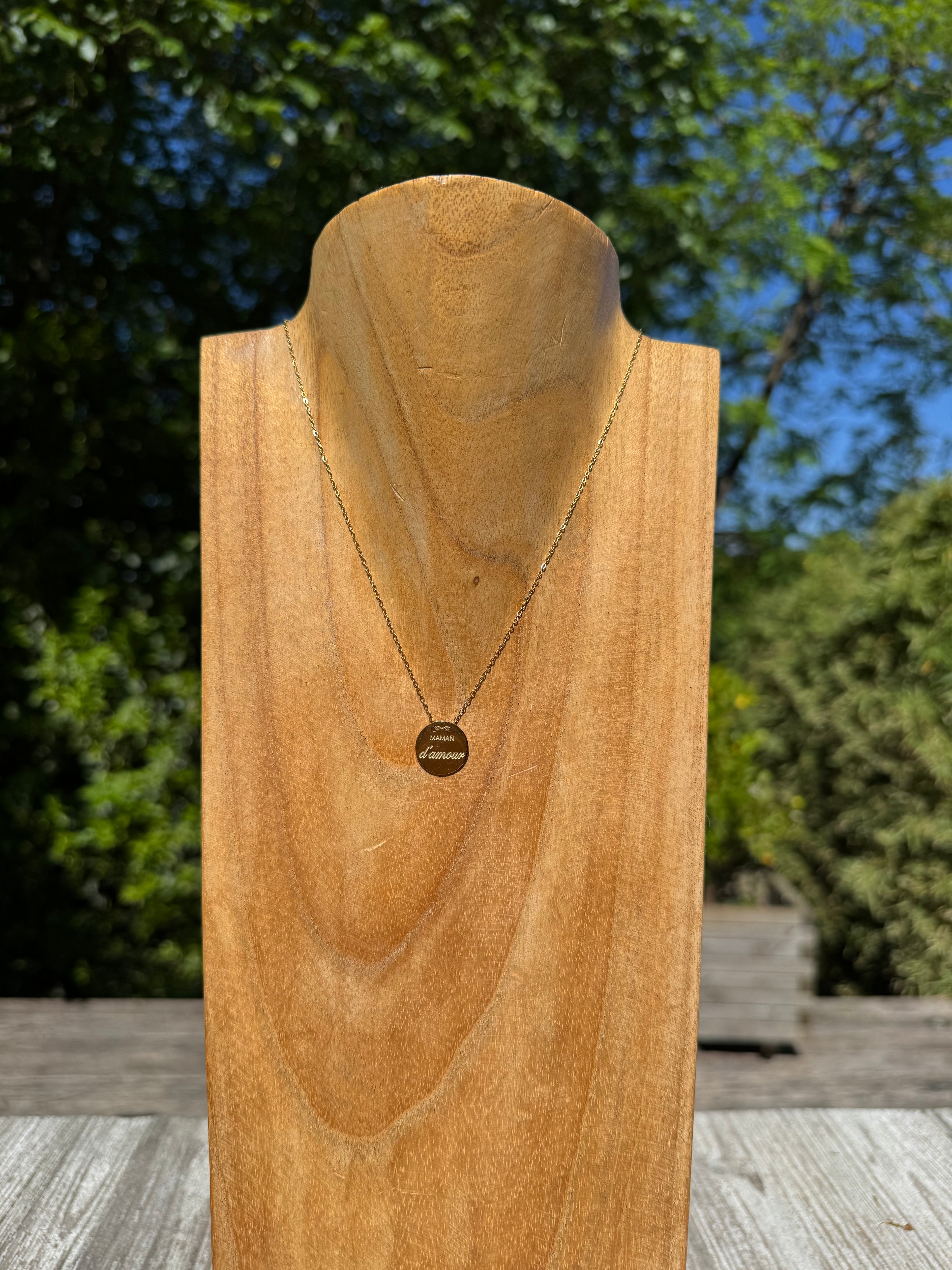 Collier Maman d’Amour Doré
