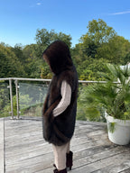 Veste Sans Manche Loup Long