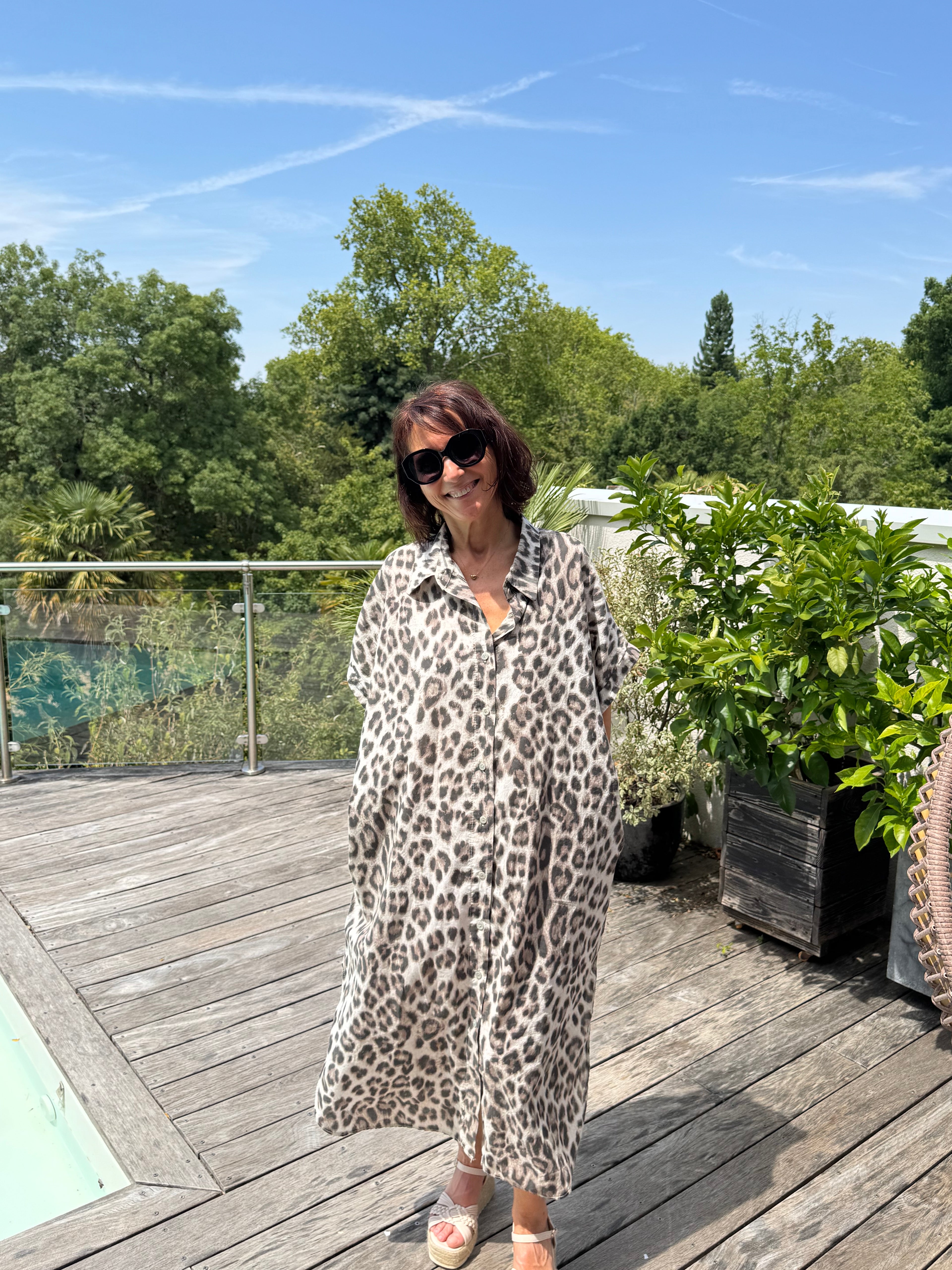 Robe Léopard Ibiza