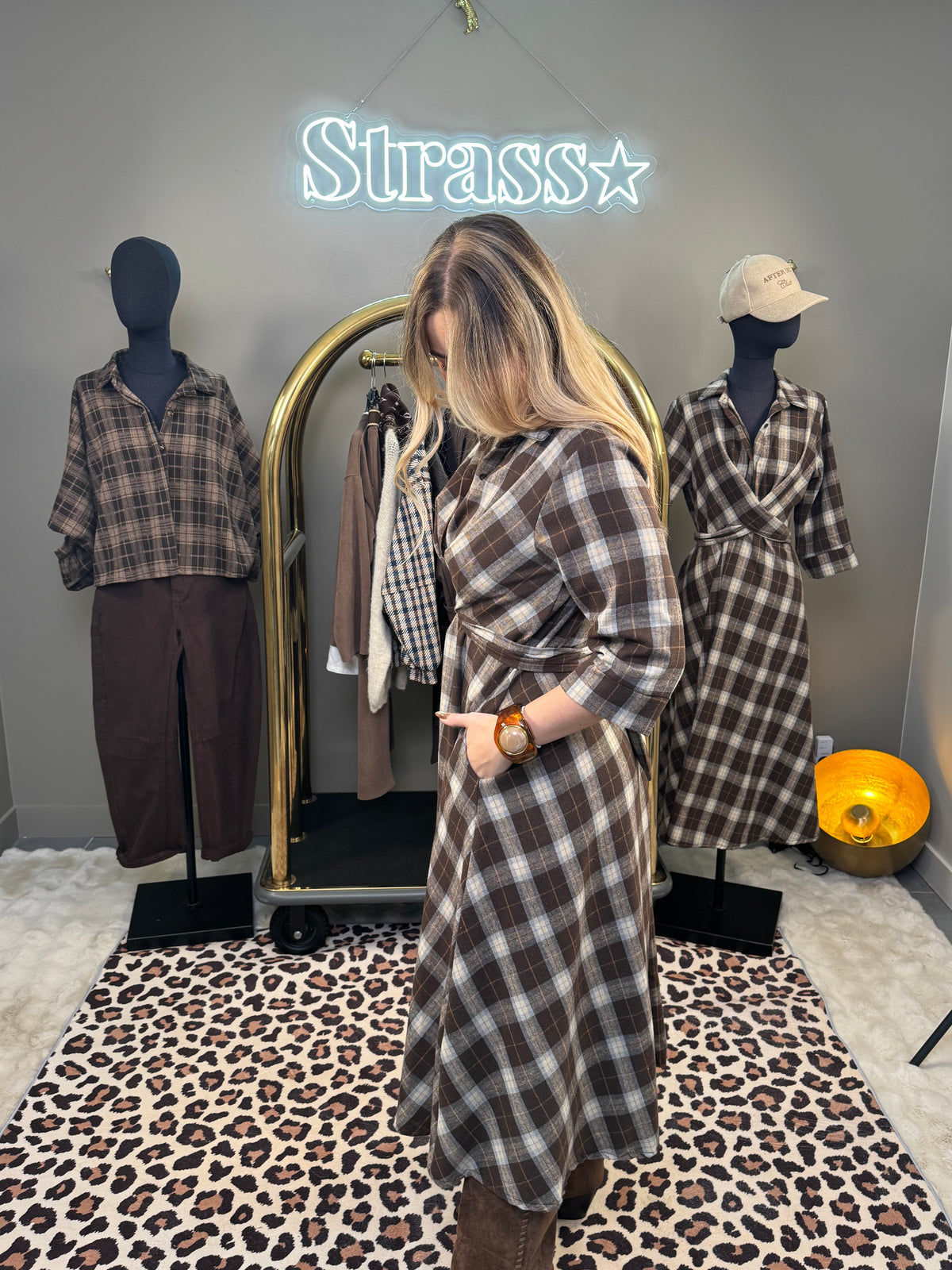 Robe écossaise croisé