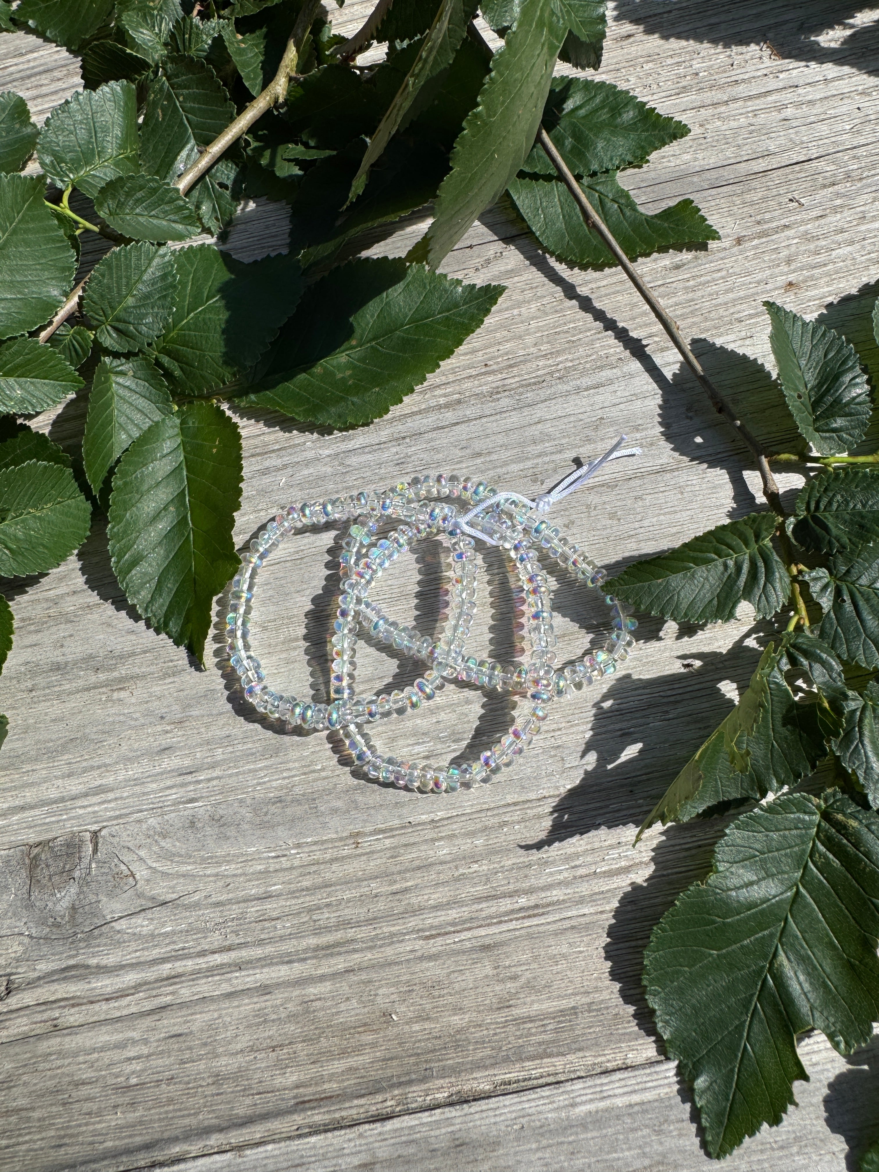 Lot de 3 bracelets Verre Irisé
