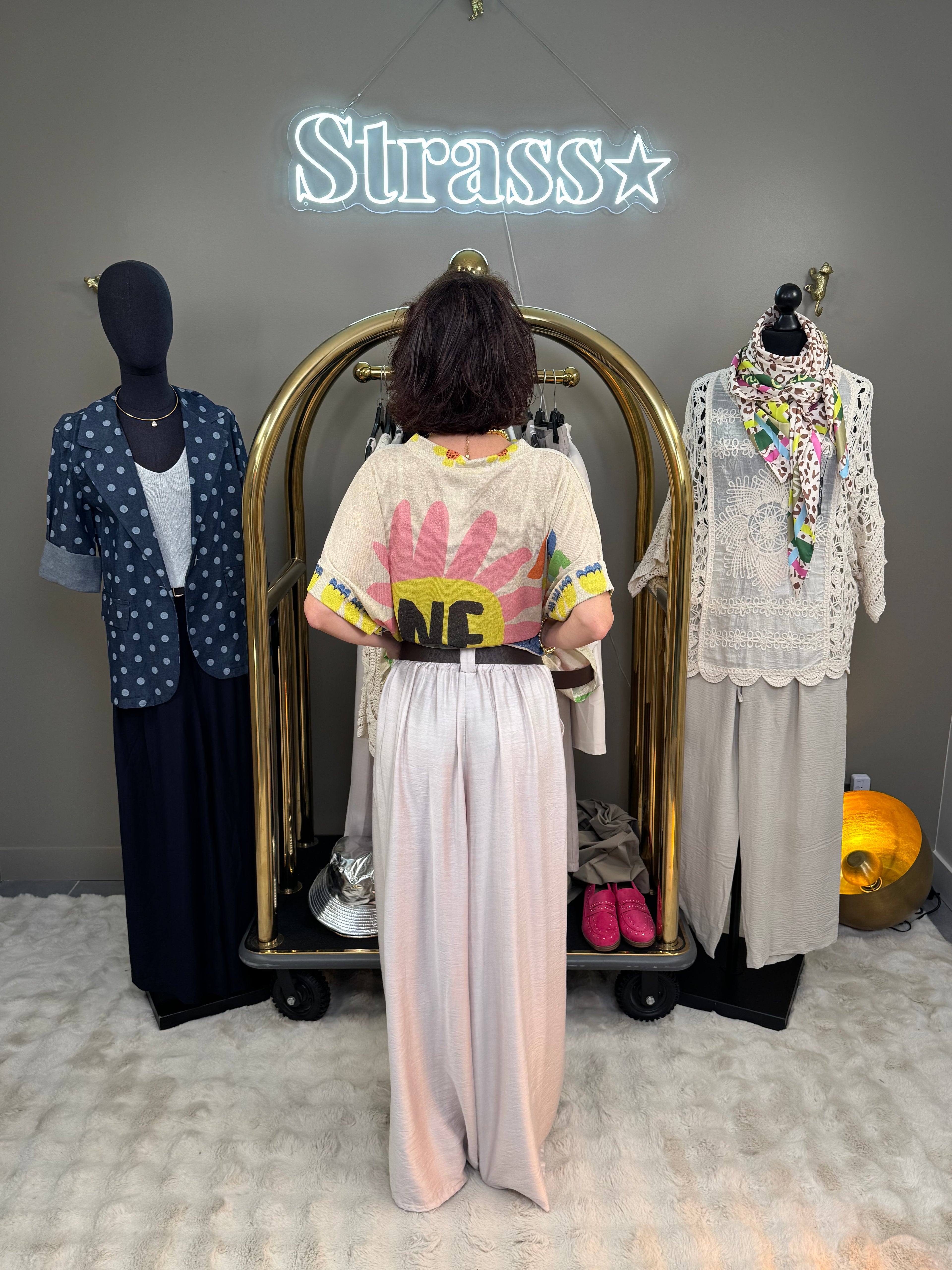 Pantalon Linda Beige