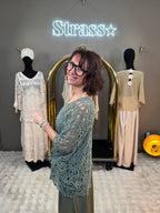 Top Crochet Irene Kaki