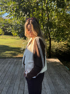 Veste sans manche petit mouton écrue