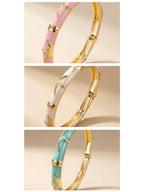 Lot de 3 Bracelets Émaillés