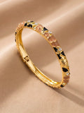 Bracelet Jonc Émail Choco