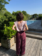Pantalon Diego Bordeaux