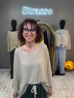 Pull Lamé Pépite doré