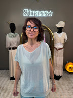 Pull Éblouissant Vert d’Eau