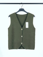 Pull Sans Manche Victoria Kaki