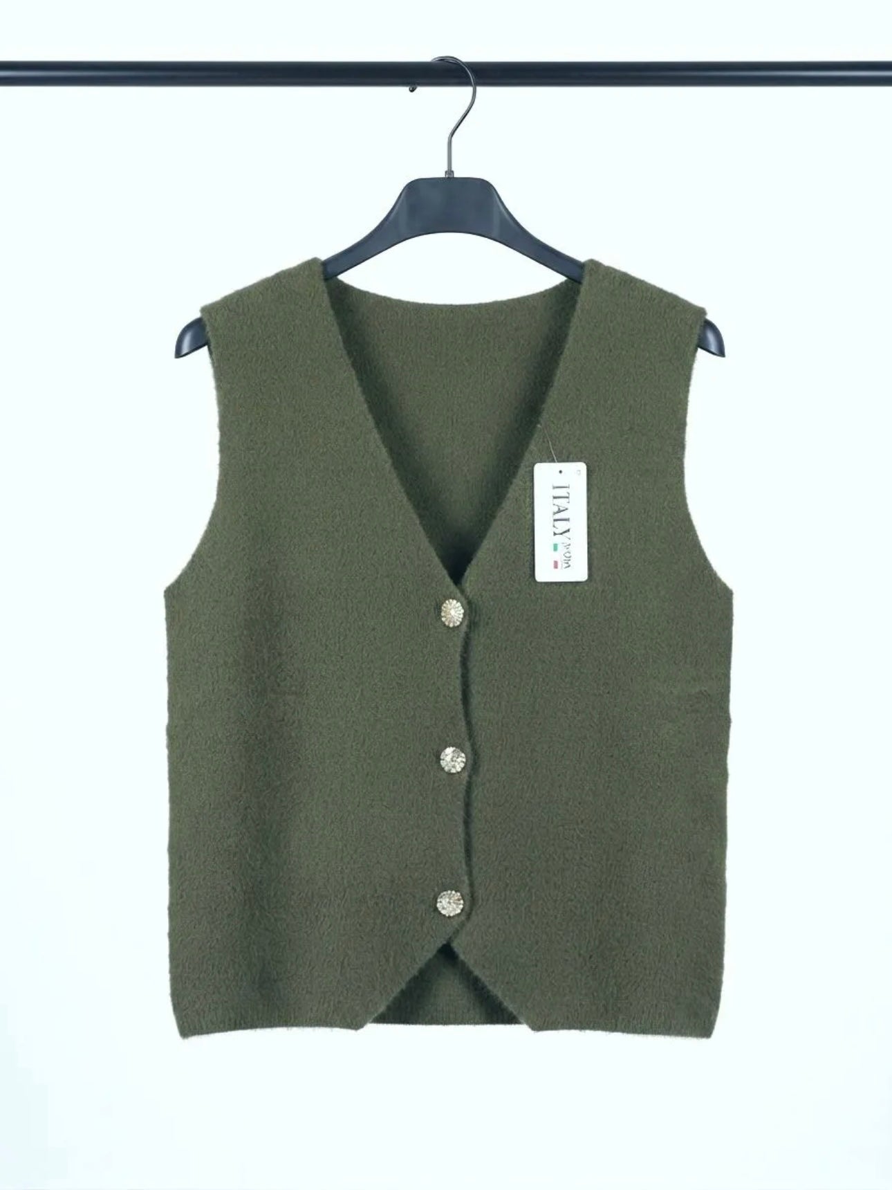 Pull Sans Manche Victoria Kaki