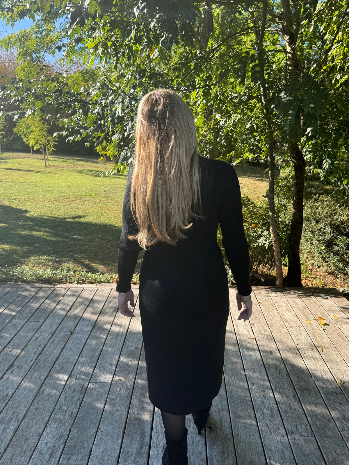 Robe pull Pénélope noir