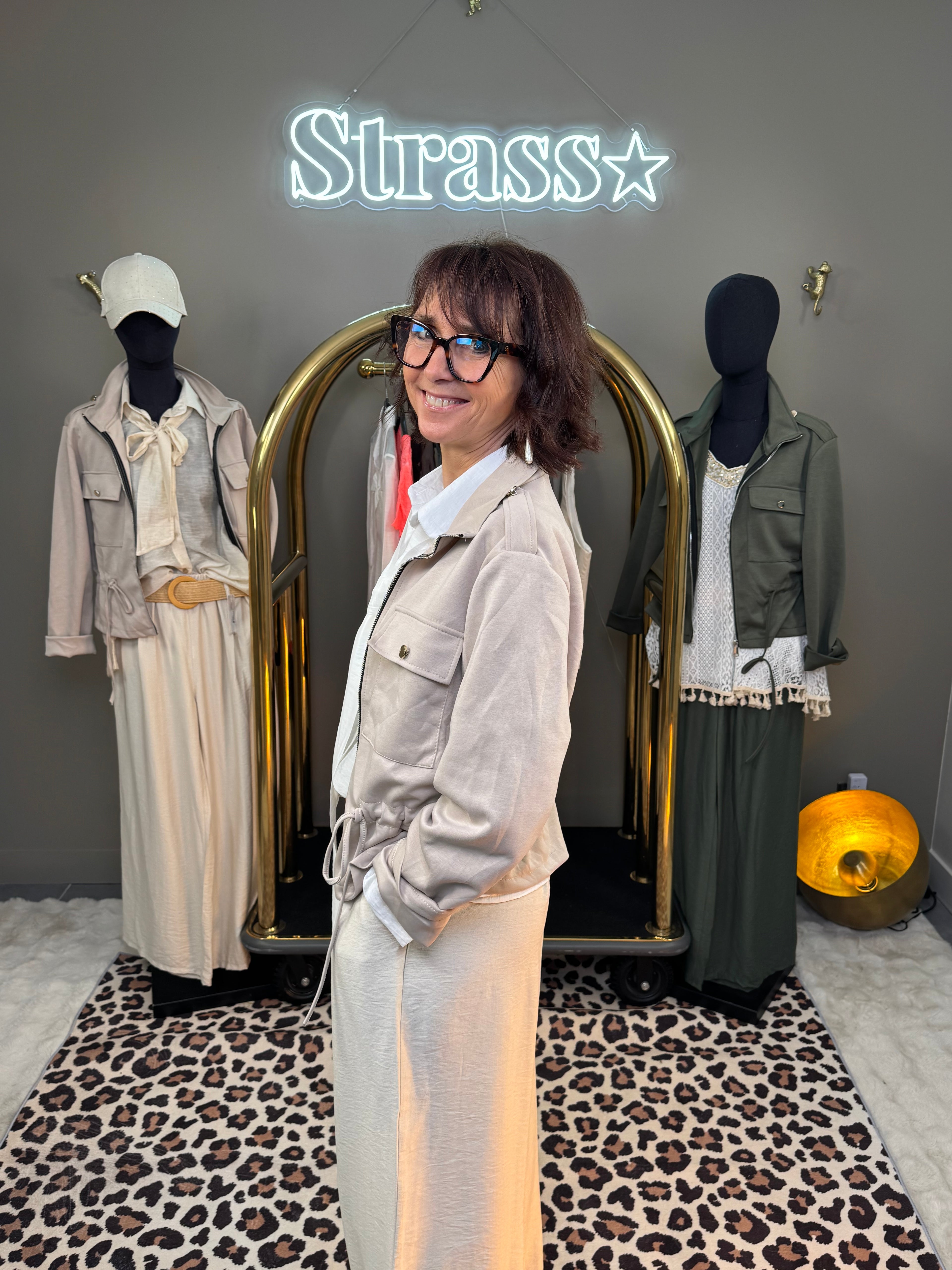 Blouson Jog Chic Beige