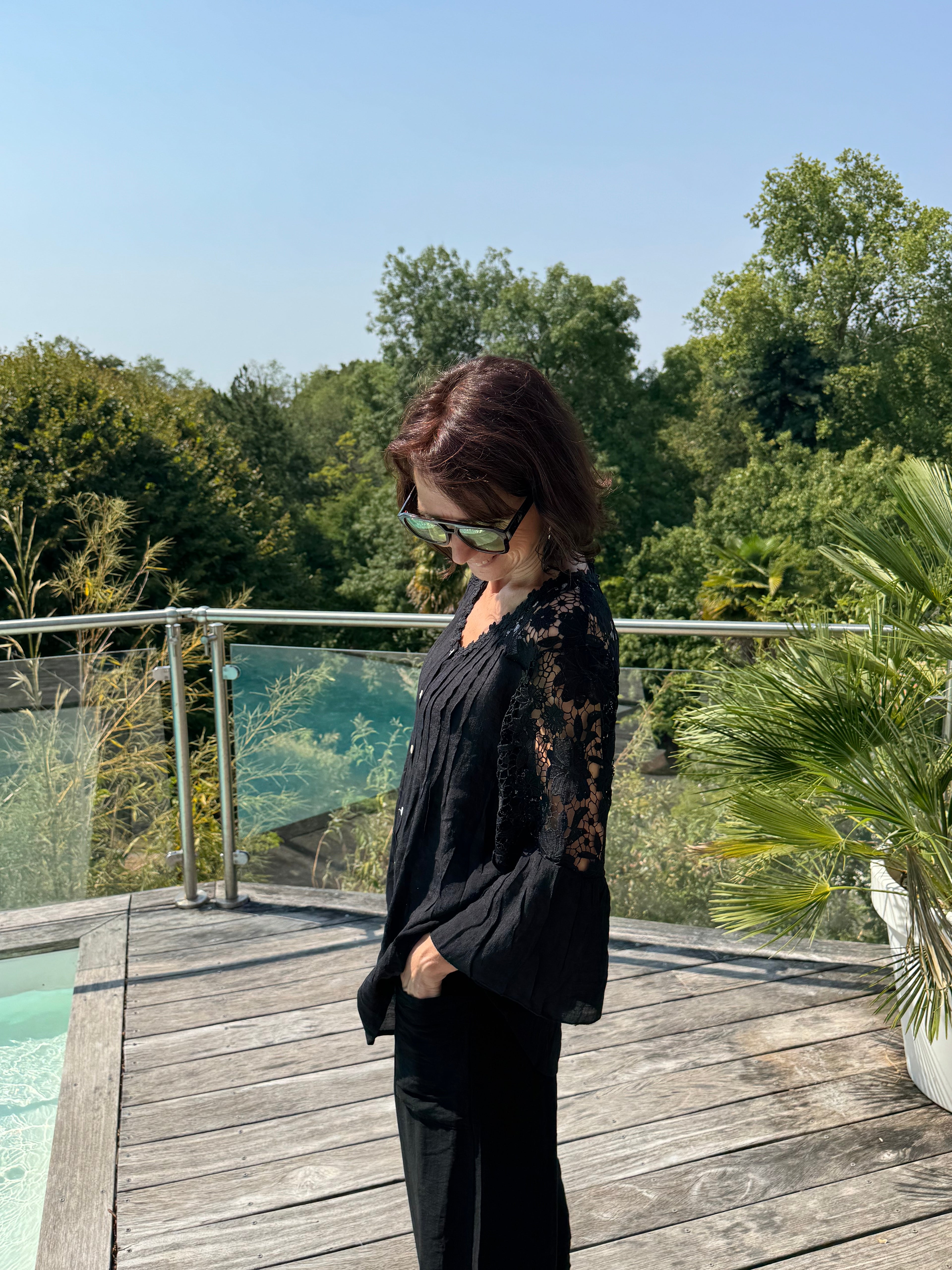 Chemise Toscane Noire
