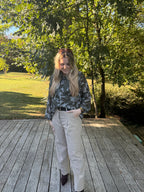 Pantalon magic velours beige