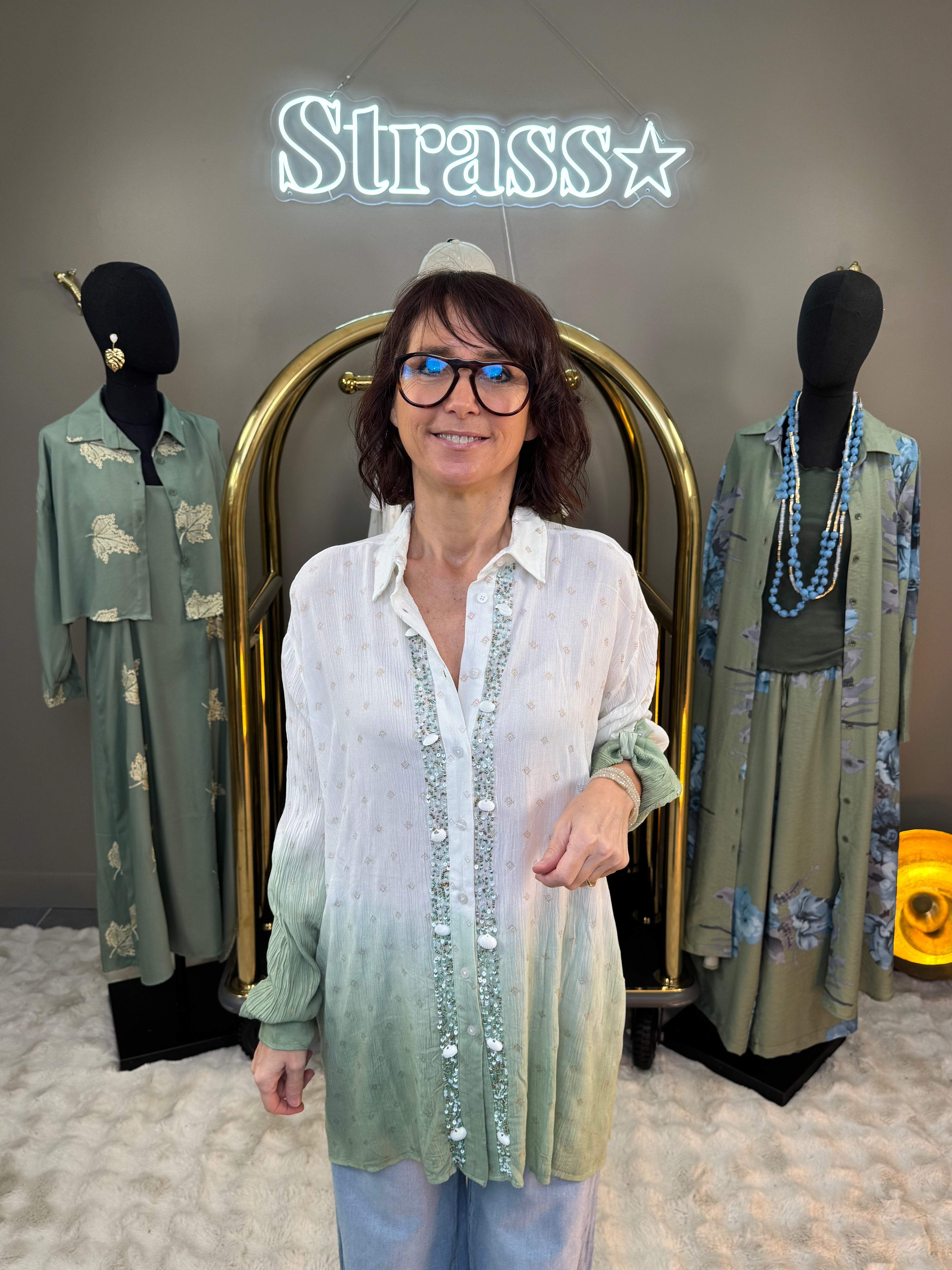 Chemise coquillages Dégradé