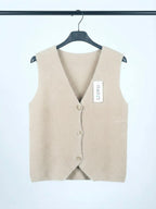 Pull Sans Manche Victoria Beige