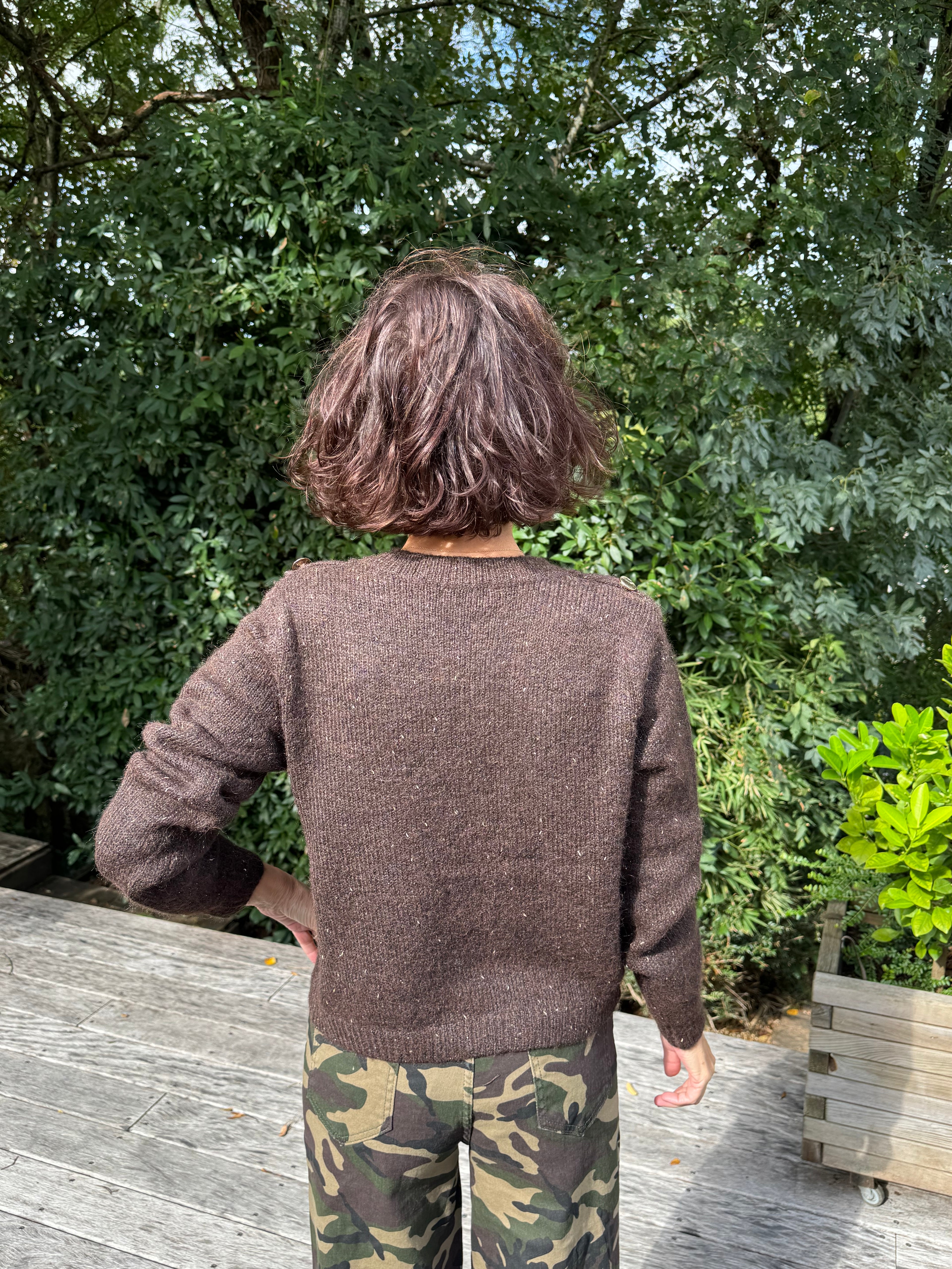 Pull/ gilet Caporal Choco