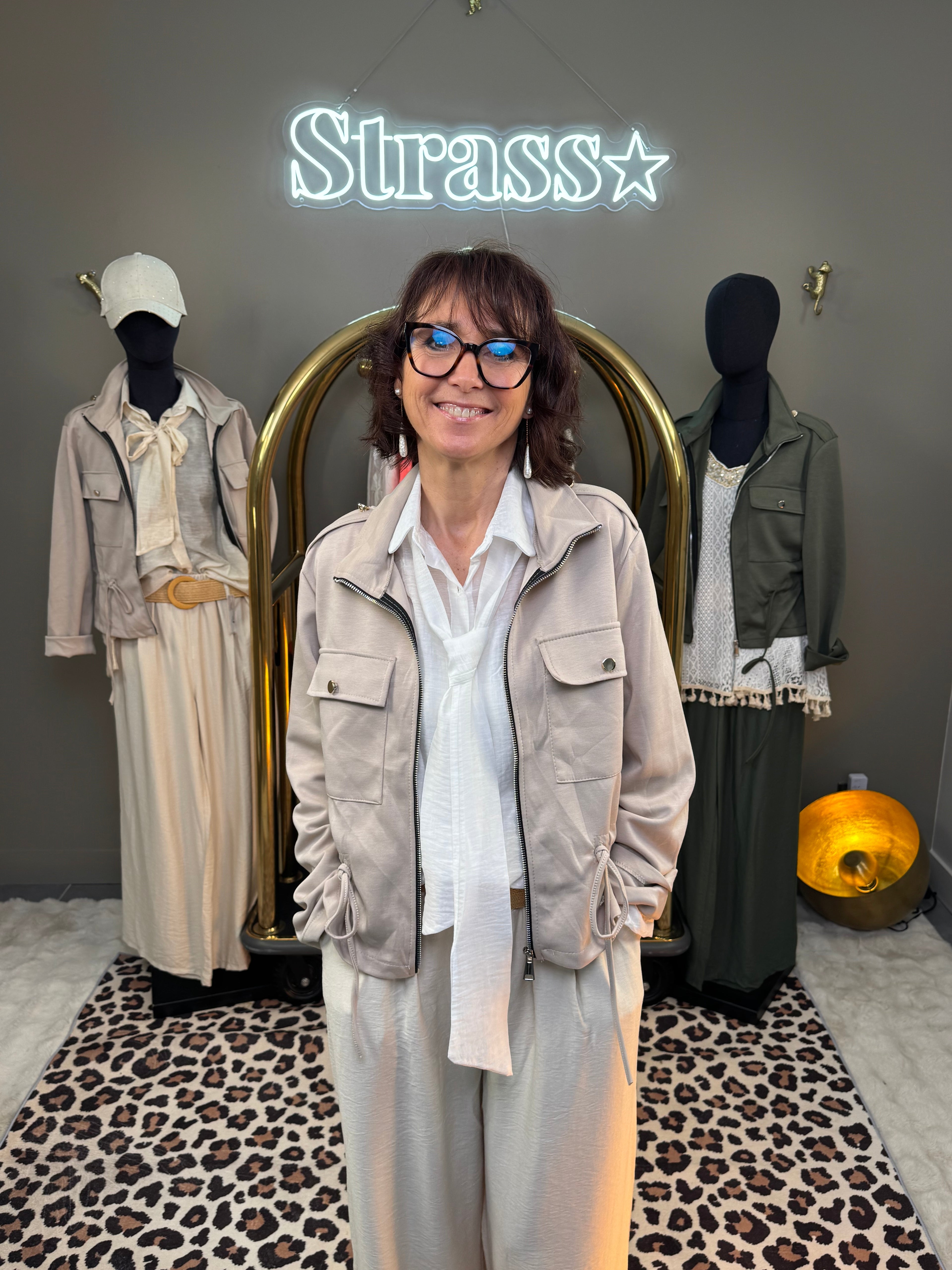 Blouson Jog Chic Beige