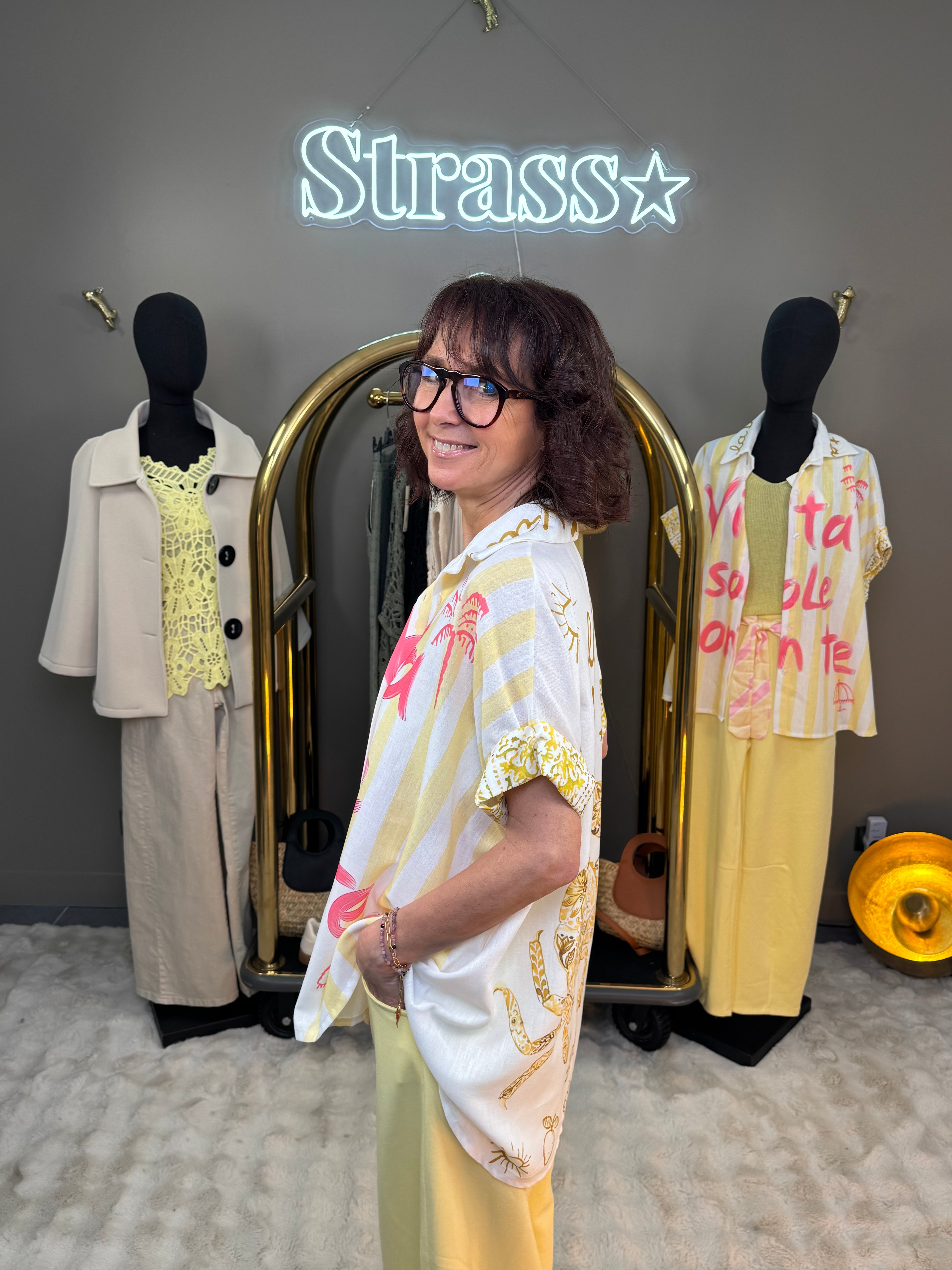 Chemise Vita Al Sol Jaune