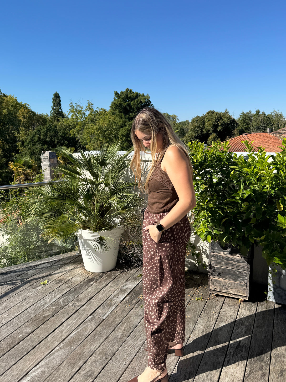 Pantalon bichette Choco