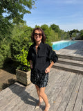 Blouson Velours Noir