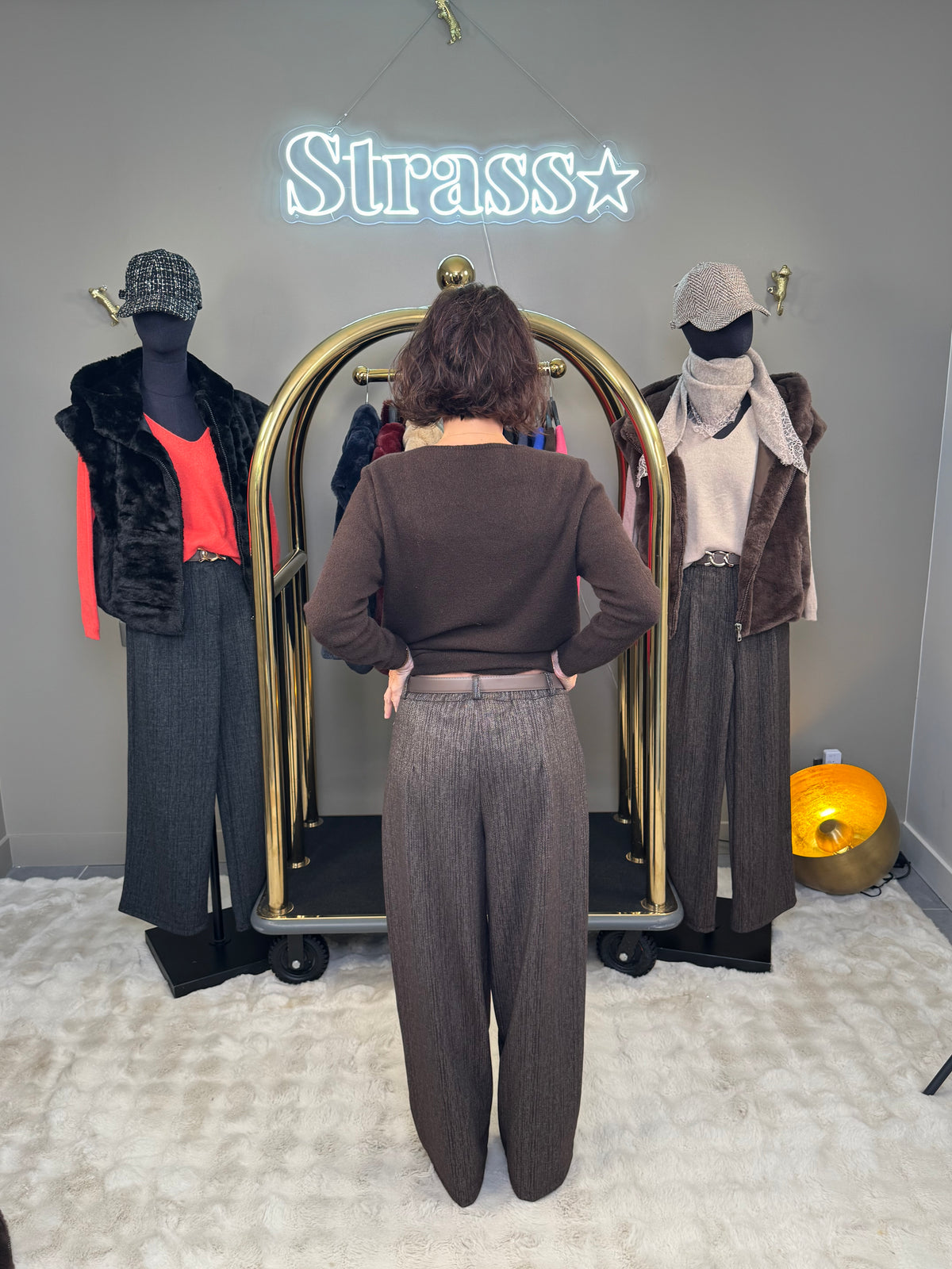 Pantalon Aude Choco