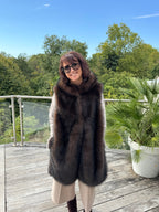 Veste Sans Manche Loup Long