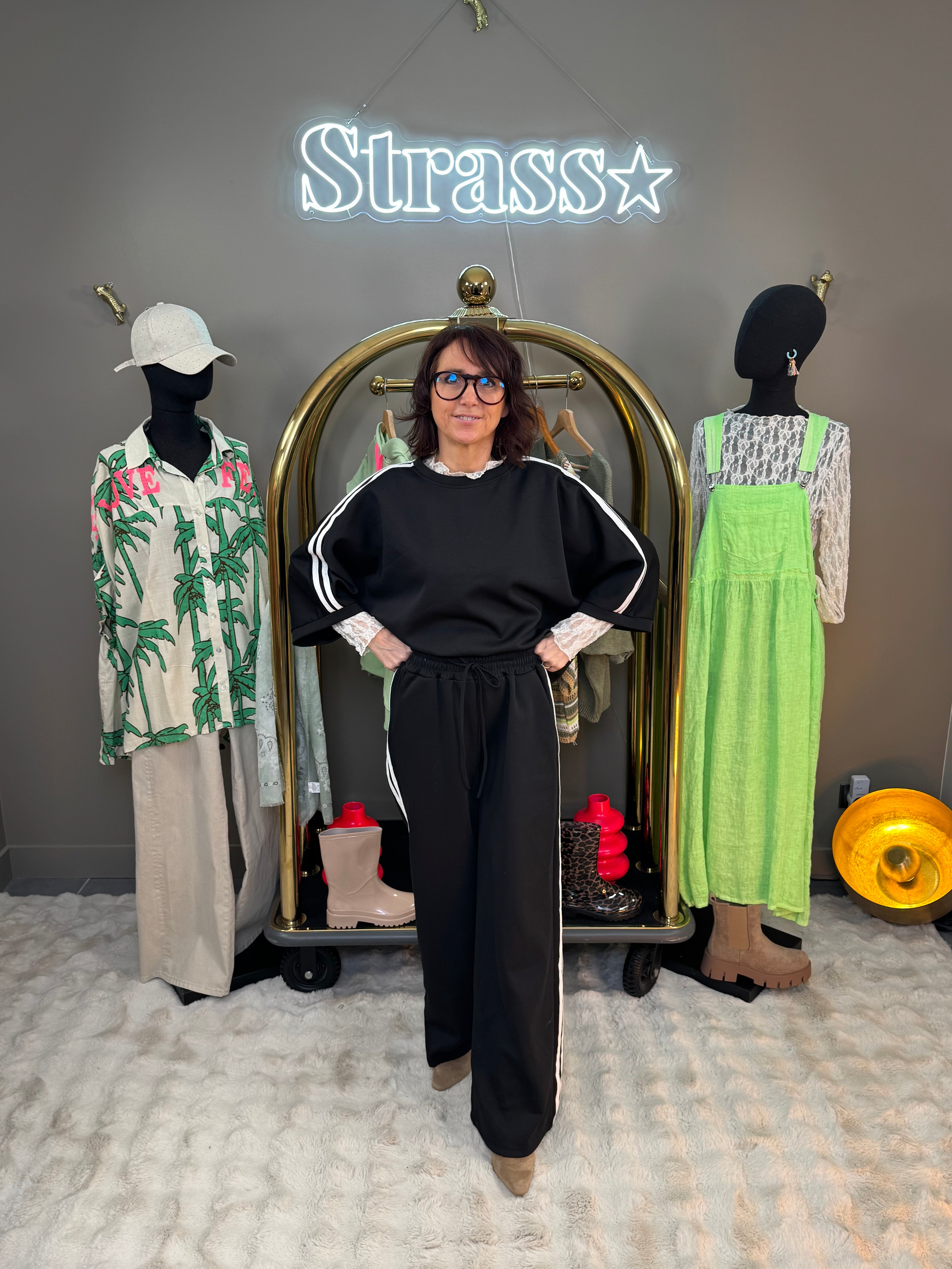 Ensemble Jog sweat + pantalon Noir