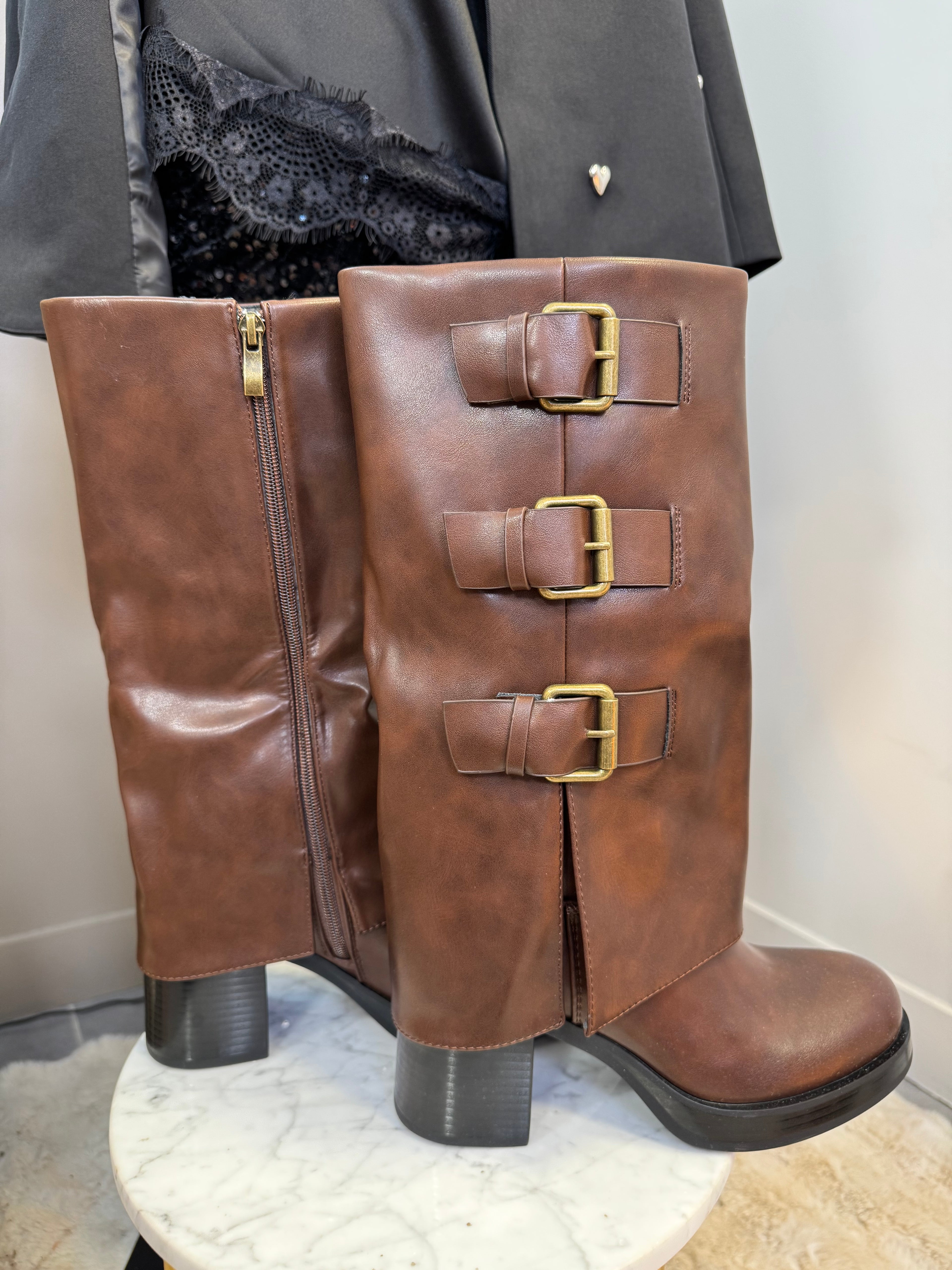 Bottes Magali Choco