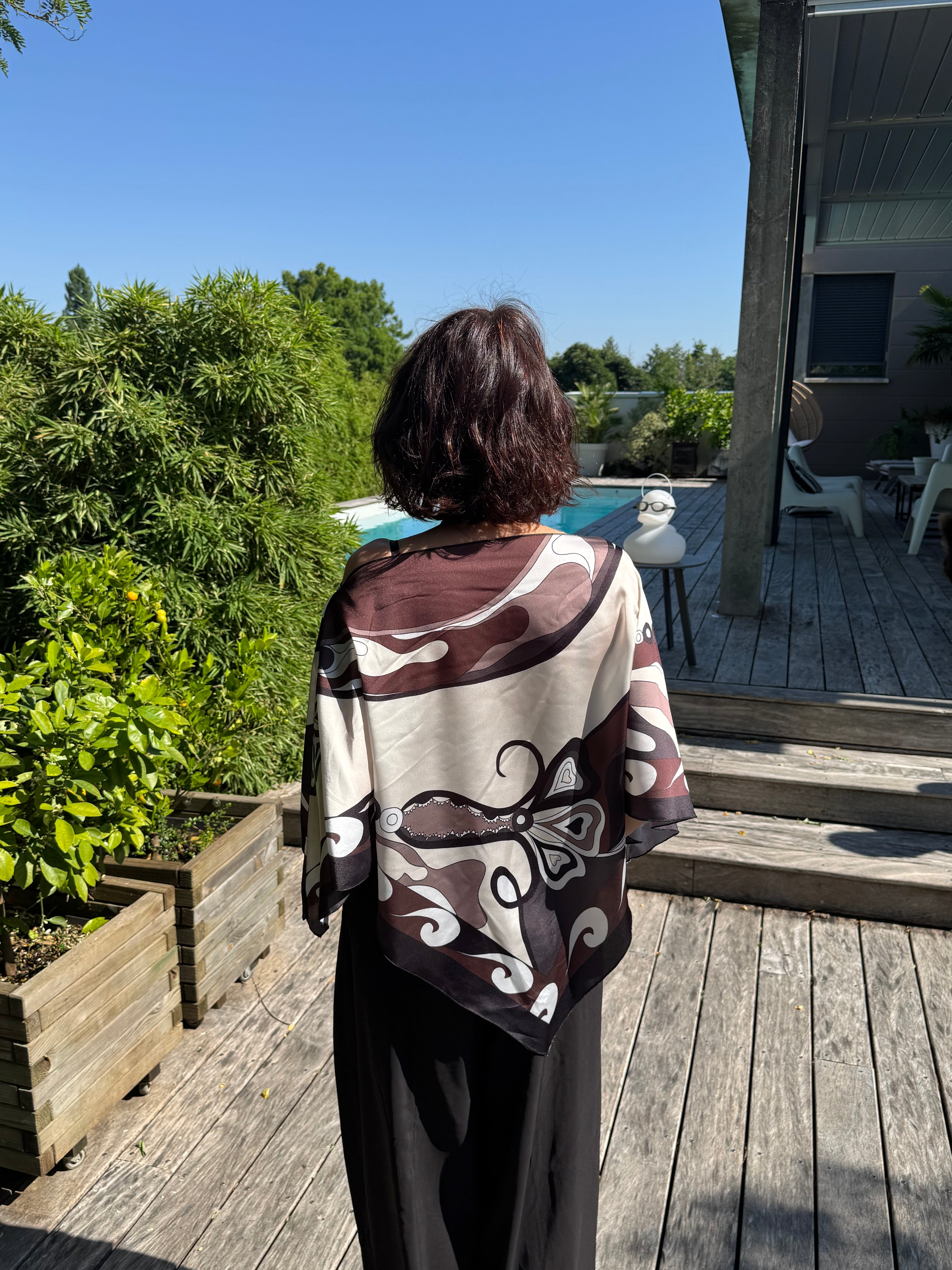 Top Foulard Pink Floyd Chocolat