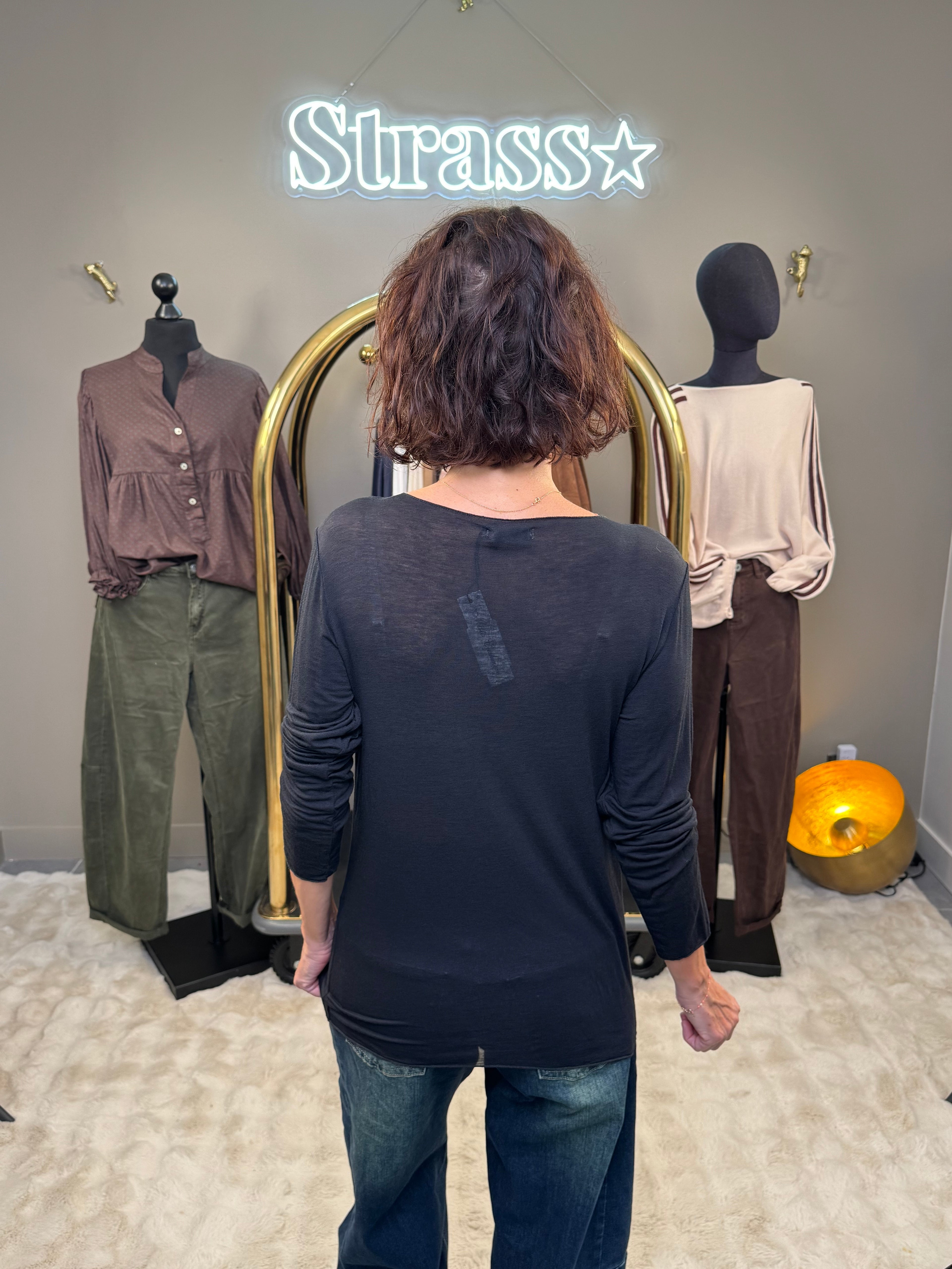 Tout Chaud Viscose et Cachemire Noir